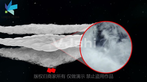 羽绒被三维动画