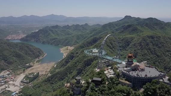 石林峡 玻璃栈道 景点 宣传片