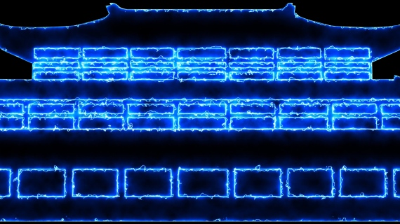 青海博物馆楼体mapping秀