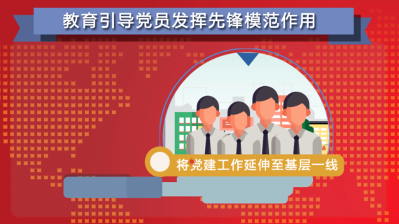 政府部门机关党建工作汇报党建宣传MG动画