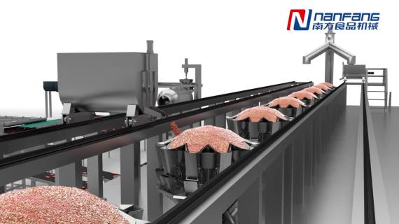 食品机械生产线3D演示动画