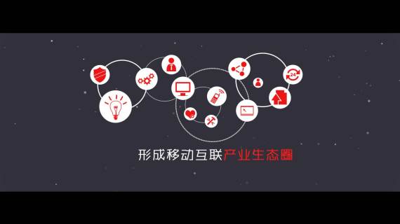 简洁风格MG企业形象动画