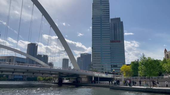 原创实拍天津海河