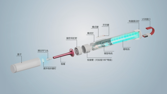 耳轻松三维产品动画