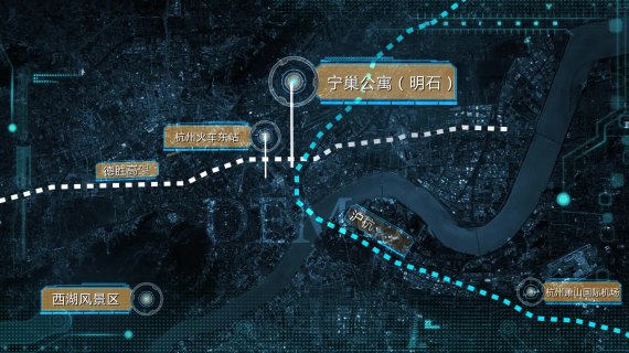 地图区位标示-路线