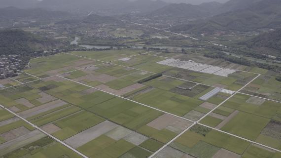 航拍田园风景