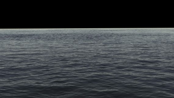 写实海面