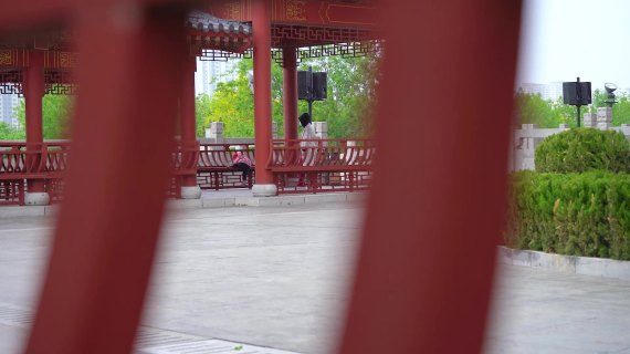 滨州黄河楼航拍