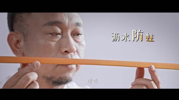 廉政广告2 竹编 竹丝扣瓷