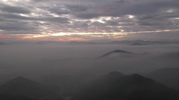 云海 日出 平流雾 山 时间