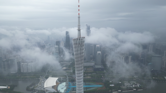 雨后的广州