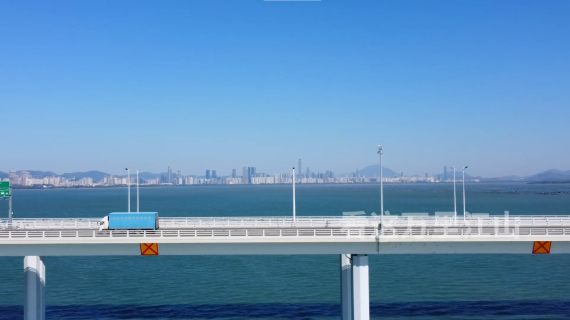 深圳湾公路大桥航拍