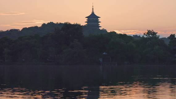 西湖 晨