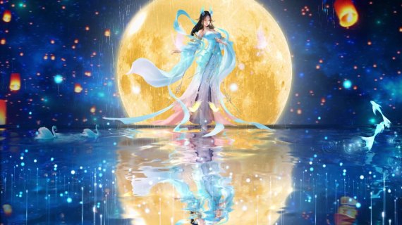 水中月