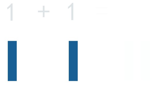 1+1