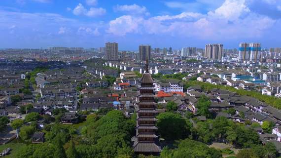 方塔航拍