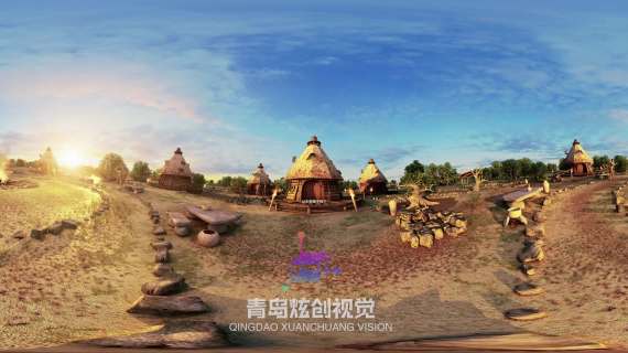 原始人的生活；球幕影片；VR全景视频制作