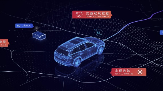 汽车4个镜头特效包装