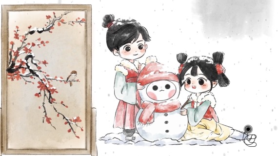 国风水墨风二维动画