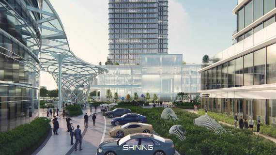 嘉善金融中心建筑动画