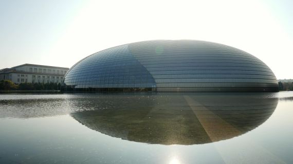 国家大剧院外景秋季