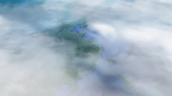 科技卫星地图区位-长三角区域