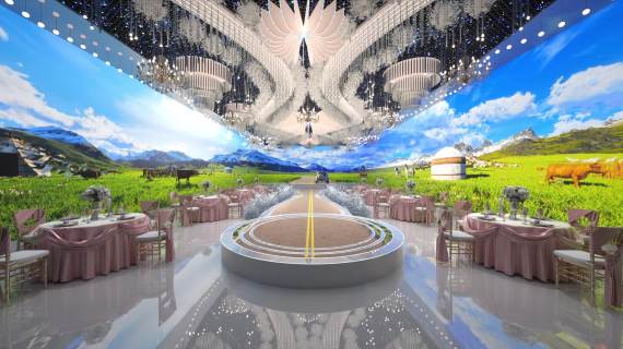 5D全息宴会厅原创片源《草原旅行》