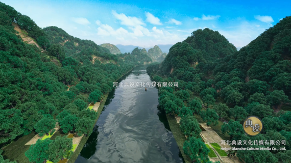 治水风景三维动画